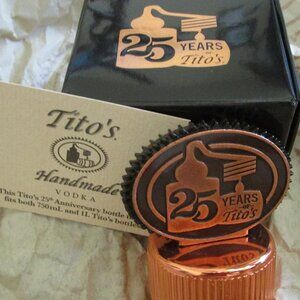 3 NEW Tito's Memorabilia Items - Key chain, bottle topper, luggage tag
